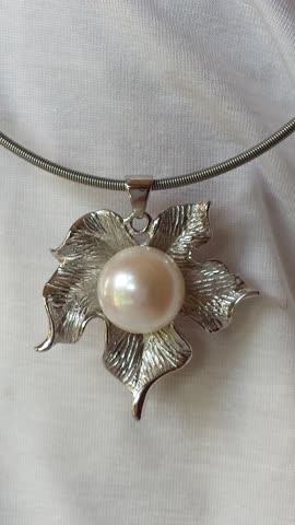 Exsila Artikel: Perlen Schmuck Anhänger 925 Silber, PS61 x