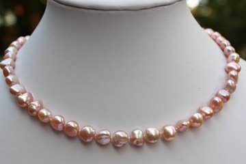 Perlenkette Halskette Collier Schmuck BR2V x