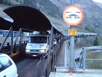 Karte für den Verlad ins Wallis