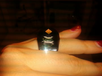 Swarovski Nirvana Montana Ring 55 dunkelblau