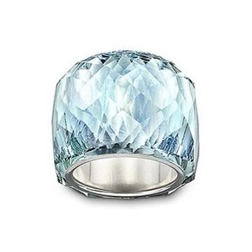 Swarovski Nirvana Ring hellblau (Spez.) 55