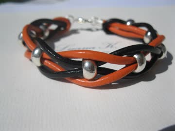 Exsila Artikel: Cooles Lederarmband 2-farbig *NEU* 