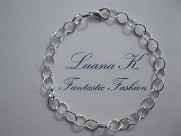 Exsila Artikel: Edles Gliederarmband versilbert *NEU* 