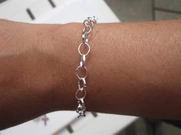 Edles Gliederarmband versilbert *NEU* 