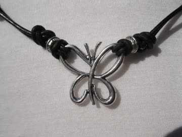 Exsila Artikel: Wunderschönes 2-tlg. Set Lederkette und -Armband schwarz *NEU*