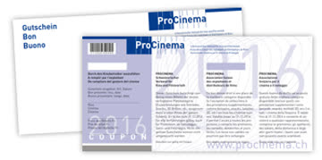 Pro Cinema Gutschein (gültig bis 31.12.2016)