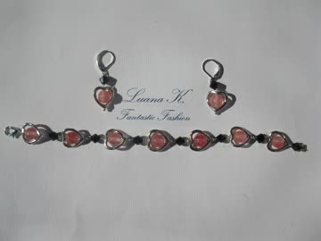 Exsila Artikel: Hübsches Set: Ohrringe und Armband *NEU* 