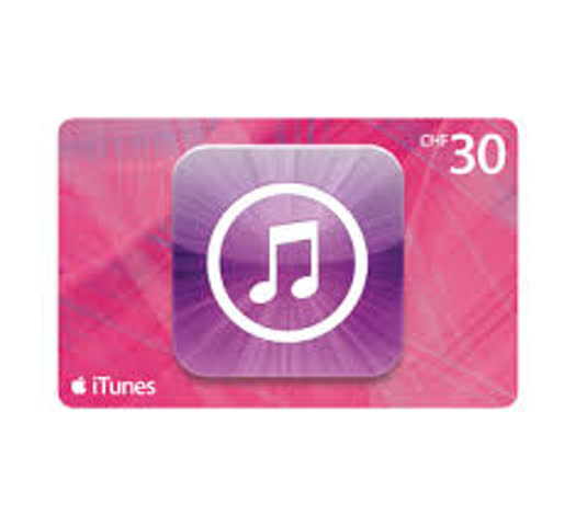 Exsila Artikel: Itunes Geschenkkarte Fr. 30.00