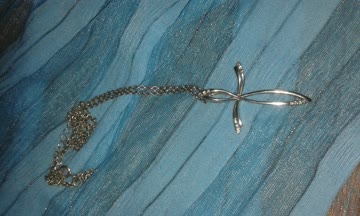 Exsila Artikel: Halskette silber mit Kreuz