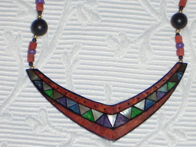 Halskette N2 Colours, kombiniert mit natürlichen materialien *NEU