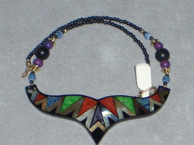 Exsila Artikel: Halskette N3 farbig , hesgestellt mit natürlichen Materialien *NEU