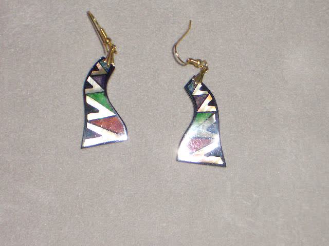 Exsila Artikel: Ohrringe Hänger ( Colours D7)M natürlichen Materialien *Neu