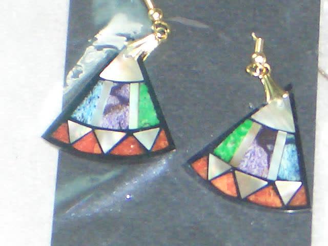 Ohrhänger (Colours D2) mit natürl. Materialien *NEU