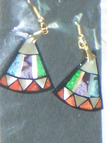 Ohrhänger (Colours D2) mit natürl. Materialien *NEU