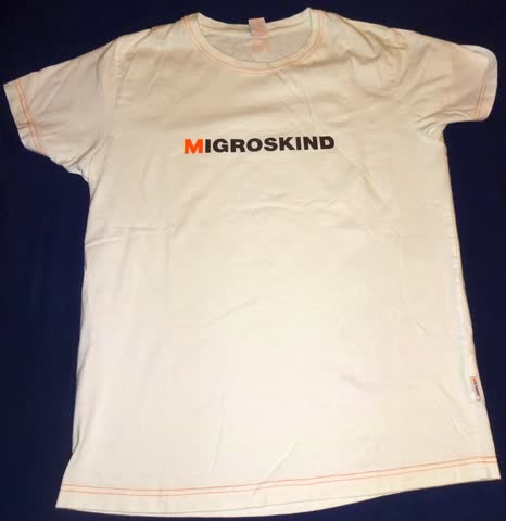 5x Migros M-Stars Markenshirts Grösse L 1x MIGROSKIND / 2x Vanille / 2x Chocolat / 1x M-Budget