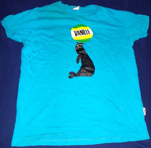 5x Migros M-Stars Markenshirts Grösse L 1x MIGROSKIND / 2x Vanille / 2x Chocolat / 1x M-Budget