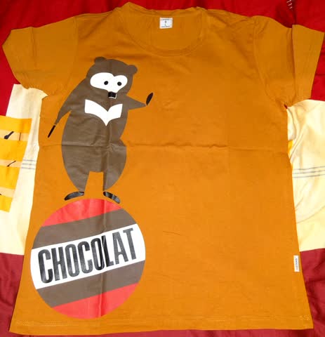 5x Migros M-Stars Markenshirts Grösse L 1x MIGROSKIND / 2x Vanille / 2x Chocolat / 1x M-Budget