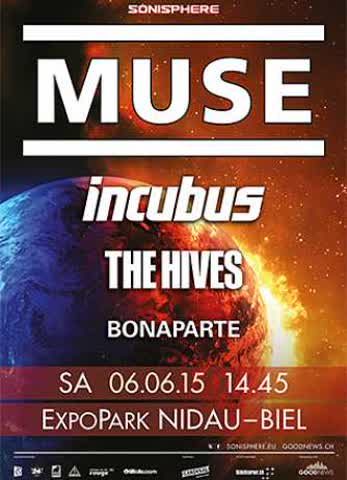 Exsila Artikel: Golden Circle Sonisphere Festival Ticket mit MUSE 06.06.2015 Expo Park Nidau bei Biel 