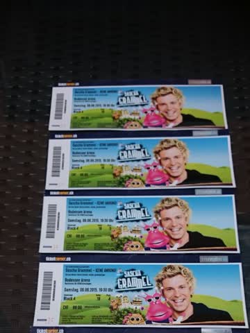 Sascha Grammel Bodensee Arena Kreuzlingen 4 Tickets (2 x 2) Topplätze ausverkauft 