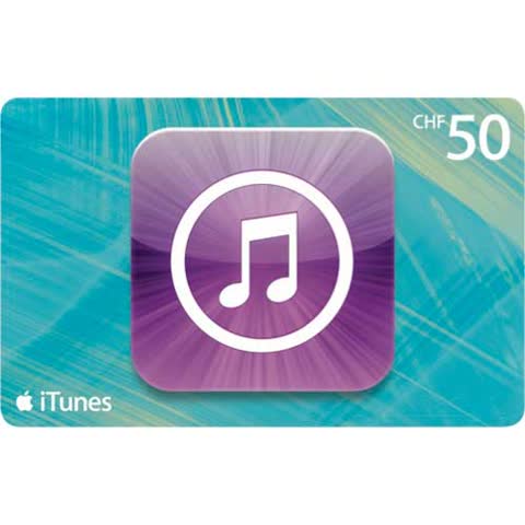 iTunes Geschenkkarte - 50 CHF