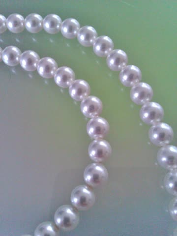 Halskette aus Swarovski Crystal Perlen