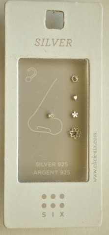 Nasenpiercing Stecker 2 Päckli neu!!!