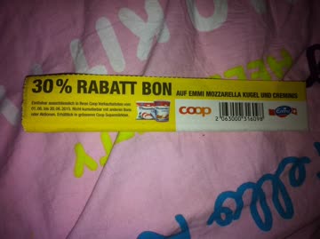 30%rabatt bon auf emmi mozzarella kugeö unf creminis
