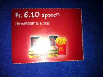 2 menu medium für 19.90 6.10 sparen