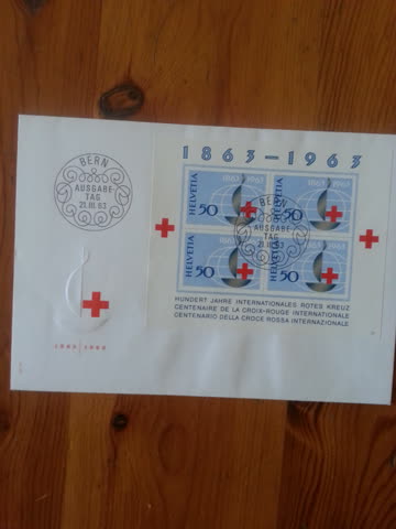 Exsila Artikel: FDC Hundert Jahre Internationales Rotes Kreuz