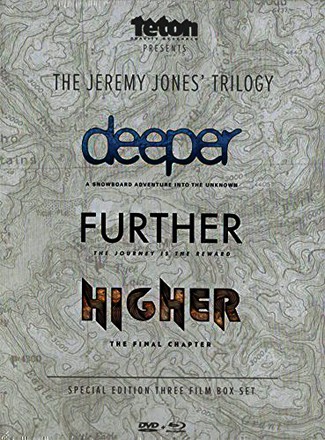 Jeremy Jones Trilogy Snowboard DVD und Blu-Ray (6-Disc Set Deeper, Further, Higher)