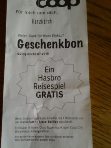 Coop Geschenkbon