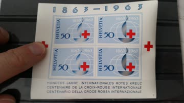 Exsila Artikel: Zuschlagsausgaben ** 1963 100 Jahre Rotes Kreuz