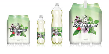 5.- rabatt beim kauf einer packung rhäsünser plus kräuter 6x150cl