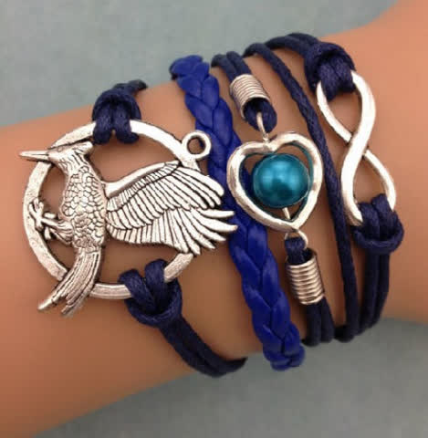 Exsila Artikel: Armband Infinity Tribute von Panem Kunstleder