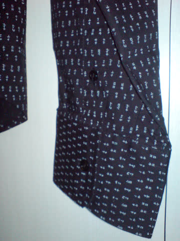 SASCH Marken HERREN HEMD , Schwarz , neu