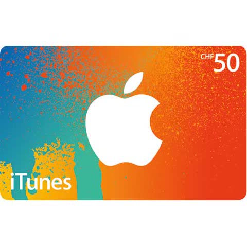 iTunes Geschenkkarte - 50 CHF