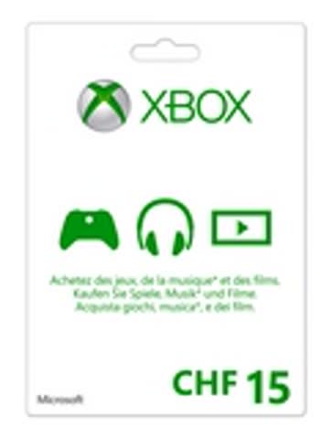 Exsila Artikel: Microsoft® Xbox Live Gift Card CHF 15