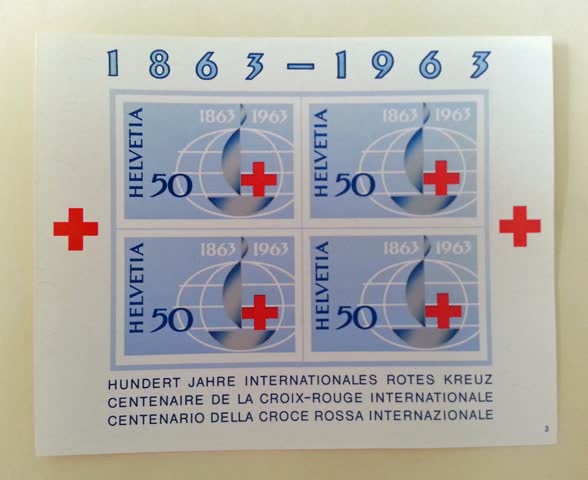 Exsila Artikel: Rotkreuz-Block, postfrisch - 100 Jahre Rotes Kreuz, 1863-1963