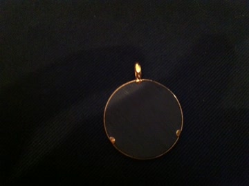 Origineller Kettenanhänger "Adler im Kreuz" 18 Kt.