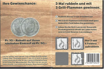 Exsila Artikel: Fr. 10.- Rabatt im COOP Supermarkt auf einen Einkauf ab Fr. 50.- 