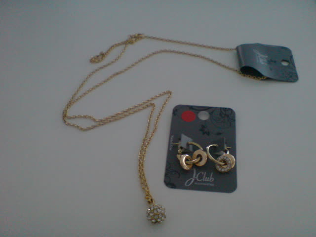 Halskette und Ohrringe , neu + ungetragen