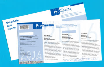 Procinema Kinogutscheine 2 Stk.