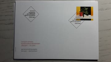 FDC 2011 Gemeinschaftsausgabe Liechtenstein / Schweiz, Zs-Nr: 1410