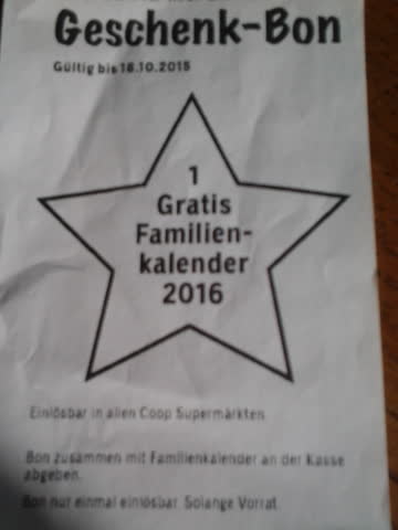 Coop Geschenkbon