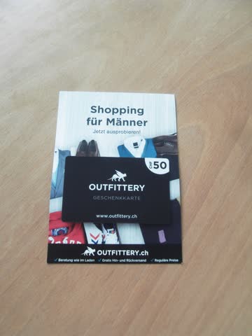 Exsila Artikel: Outfittery- Geschenkkarte CHF 50
