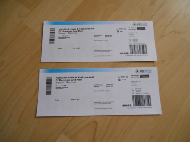 Mainland Music & Takk present Of Monsters And Men (Winterthur)