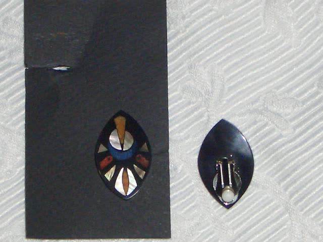 Ohrclip Tribal C1 hergestellt mit natürlichen Materialien NEU