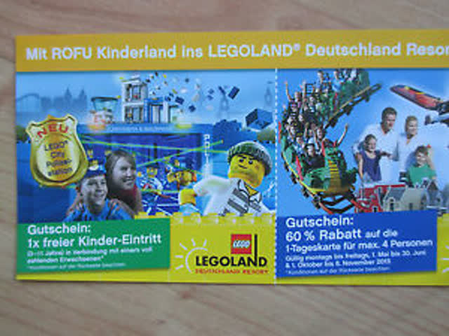 LEGOLAND Rabatt-Gutscheine