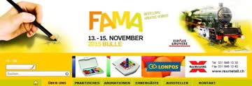 Eintritte Modellbaumesse FAMA Suisse Bulle