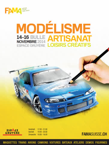 Eintritte Modellbaumesse FAMA Suisse Bulle